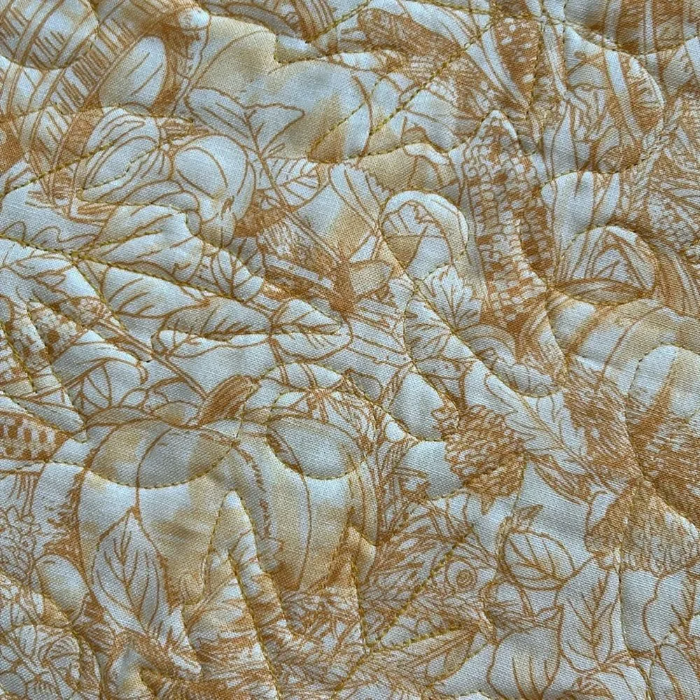 Handmade Reversible Quilted Wall Hanging, Table‎ Runner, Fall, Thanksgiving